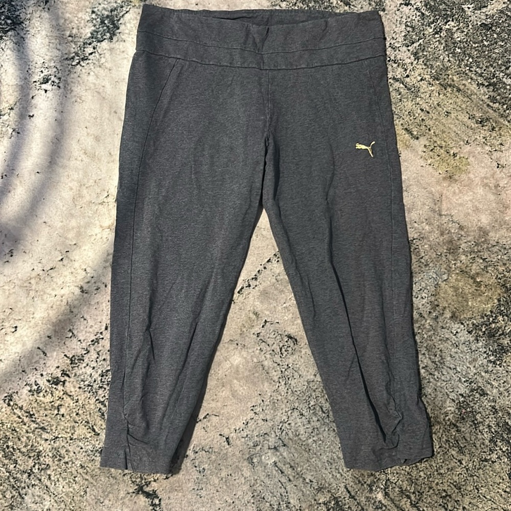 Gray Puma Capri leggings